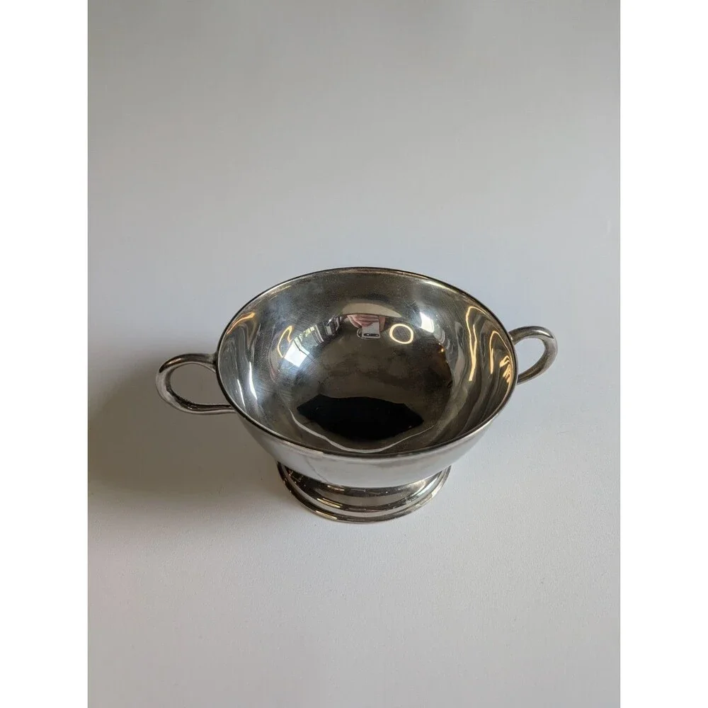 International Silver Brand Silverplate Lidded Sugar Bowl